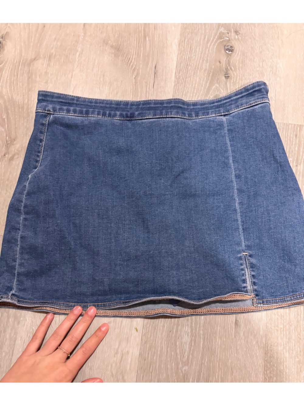 AE next level stretch jean skort